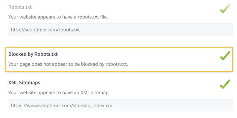 Blocked by Robots.txt